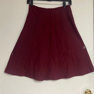 NWOT Beautiful A LINE skirt in beautiful maroon color in size Small